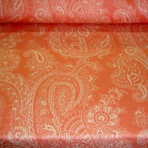 Erie Island Accents - Outdoor SB109 Paisley 09F Coral Fabric Erie Island Accents - Outdoor SB109 Paisley 09F Coral Fabric